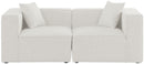 Cube - Linen Modular 2 Seat Sofa