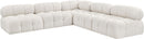 Ames - 5 Piece Fabric Modular Corner Sectional