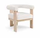 Arienzo - Performance Fabric Upholstered Accent Chair - Natural Base