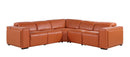 1224 - 5-Piece L-Shaped Sectional Sofa In With 3 Power Recliners & Power Headrests