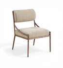 Bastille - Upholstered Dining Side Chair (Set of 2) - Bronze Frame