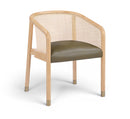 Sylvan - Vegan Leather Dining Chair (Set of 2) - Natural Frame