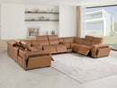 1224 - 10-Piece U-Shaped Sectional Sofa In With 4 Power Recliners & Power Headrests