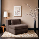 Stellar - Chenille Fabric Upholstered Modular Armless Chair