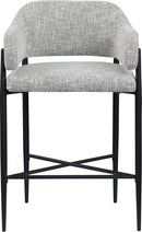 Dame - Fabric Upholstered Counter Stool (Set of 2)