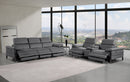1246 - Modular Power Triple Reclining Sofa And Console Loveseat Set With Power Headrests