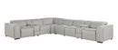 1224 - 8-Piece L-Shaped Sectional Sofa In With 3 Power Recliners & Power Headrests