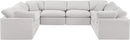 Indulge - Velvet 8 Piece Modular Sectional