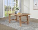 Middleton - Extension Leaf Dining Table - Natural Brown