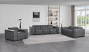1224 - 6-Piece Modular Power Reclining Sofa, Loveseat & Chair Set In With 5 Power Recliners & Power Headrests