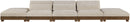 Turin - Chenille Fabric Upholstered Modular Sectional - Taupe