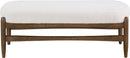 Briar - Faux Sheepskin Upholstered Bench