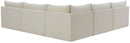 Jacob - Modular Corner Armless Sectional 5 Piece