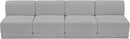 Ollie - 4 Seat Armless Modular Sofa