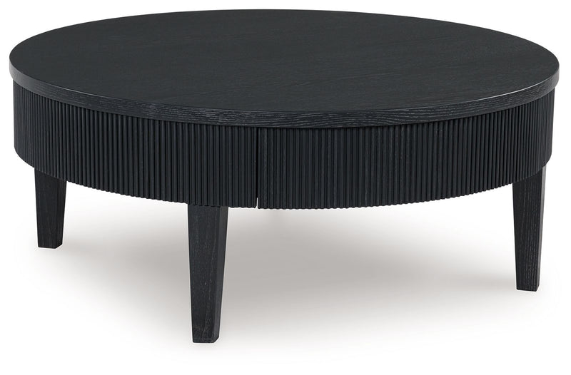 Marstream - Round Cocktail Table - Black