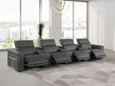 1126 - 7-Piece Modular Power Reclining Sofa In With 4 Power Recliners & Power Headrests