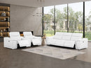 2679 - Genuine Leather Reclining Set (Sofa And Loveseat With 5 Power Recliners)