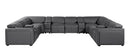 1224 - 12-Piece U-Shaped Sectional Sofa In With 4 Power Recliners & Power Headrests