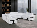 1126 - 8-Piece U-Shaped Sectional Sofa In With 4 Power Recliners & Power Headrests