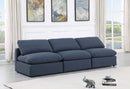 Indulge - Linen 3 Seat Modular Armless Sofa