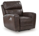 Crossplex - Power Recliner / Adjustable Headrest - Smoke