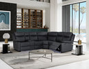 U6026 - Right Arm Facing Sectional With LED And Speaker - Black