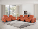 1126 - 8-Piece Modular Power Reclining Sofa & Loveseat Set In With 5 Power Recliners & Power Headrests
