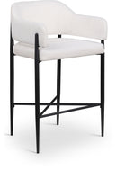 Dame - Fabric Upholstered Counter Stool (Set of 2)