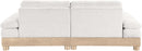 Turin - Chenille Fabric Upholstered Modular Sectional - White
