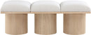 Pavilion - 3 Piece Modular Bench With Natural Base