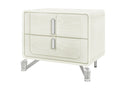 Lyra - Nightstand With USB - Beige