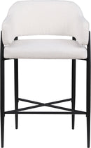 Dame - Fabric Upholstered Counter Stool (Set of 2)