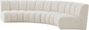 Infinity - 4 Piece Boucle Modular Sectional
