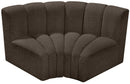 Arc - Boucle Fabric 2 Piece Modular Sofa