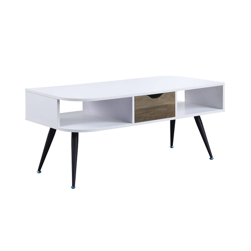 Halima - Coffee Table - White & Black