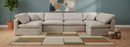 Indulge - Linen 6 Piece Modular U-Shaped Sectional
