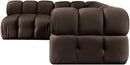 Orin - Fabric Velvet 4 Piece Modular Sectional