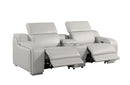 1116 - 3-Piece Modular Power Reclining Console Loveseat In With 2 Power Recliners & Power Headrests