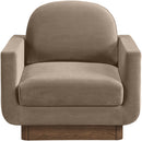 Diviento - Velvet Performance Fabric Upholstered Accent Chair