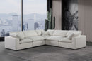 Comfy - 5 Piece Linen Modular Corner Sectional