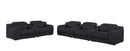 1116 - 8-Piece Modular Power Reclining Sofa, Loveseat & Chair Set In With 5 Power Recliners & Power Headrests