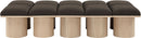 Pavilion - 10 Piece Modular Bench With Natural Base