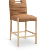 Aimee - Counter Stool - Light Brown Legs