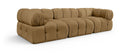 Orin - Velvet Performance Fabric Upholstered 3 Piece Modular Sofa
