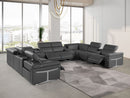 1126 - 12-Piece U-Shaped Sectional Sofa In With 4 Power Recliners & Power Headrests