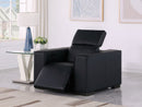 1208 - Leather Power Reclining Chair With Power Headrest