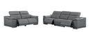 2679 - Genuine Leather Reclining Set (Sofa And Loveseat With 4 Power Recliners)