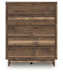 Chirason - Five Drawer Wide Chest - Brown