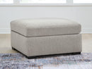 ModMax Luxe - Oversized Accent Ottoman - Flint