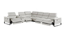 1246 - 7-Piece L-Shaped Modular Power Reclining Sectional With 4 Power Recliners And Power Headrests